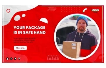 Delivery Business Slideshow After Effects Templates