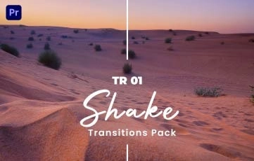Shake Transitions Pack Premiere Pro Template
