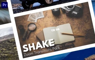 Shake Zoom Transitions Pack Premiere Pro Template