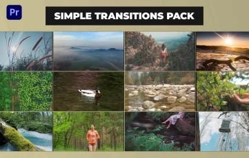Simple Roll Transitions Pack Premiere Pro Template