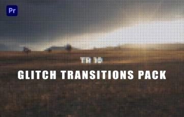 Premiere Pro Template For Glitch Transitions Pack