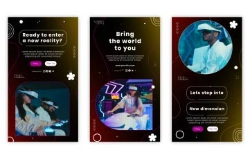 Gradient Technology Instagram Story After Effects Template