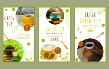 Tea Instagram Story After Effects Template