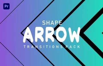 Shape Arrow Transitions Pack Premiere Pro Template