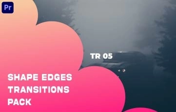 Shape Edges Transitions Pack Premiere Pro Template