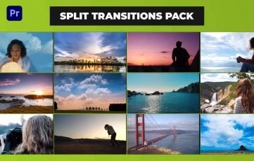 Premiere Pro Template Split For Transitions Pack