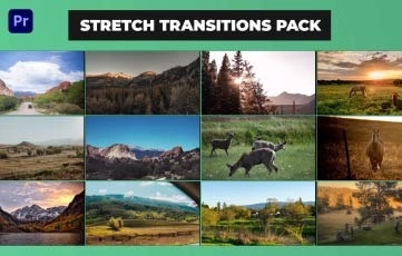 Best Stretch Transitions Pack Premiere Pro Template