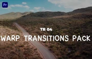 Warp Transitions Pack Premiere Pro Template