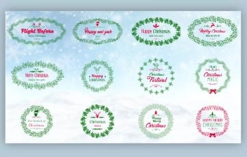 Christmas Floral Title After Effects Template