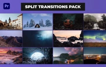 Split Transitions Premiere Pro Template