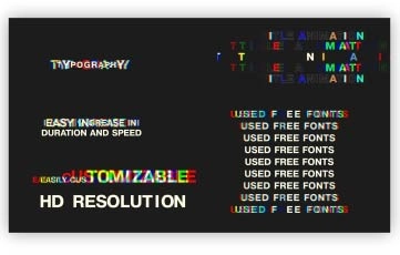 Powerful Typography After Effects Template
