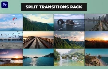 Premiere Pro Templates for Split Transitions