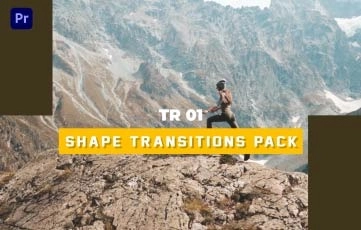 Premiere Pro Template  For Shape Transitions Pack