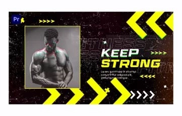 Fitness And Gym Slideshow Premiere Pro Template