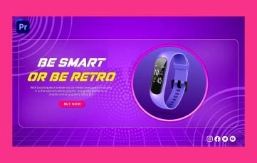 Smart Watch Slideshow Premiere Pro Template