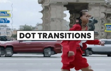 Dot Transitions Pack After Effects Template