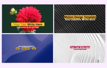 Dynamic Title Animation After Effects Template