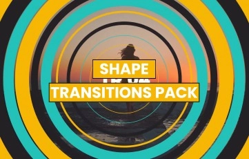 Shape After Effects Template Transitions Pack
