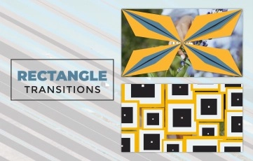 Rectangle Transition Pack After Effects Template