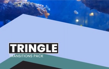 Triangle Transition Pack After Effects Template