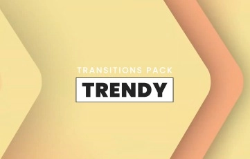Trendy Transitions Pack After Effects Template
