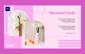 Minimal Slideshow Premiere Pro Template Sleek and Modern