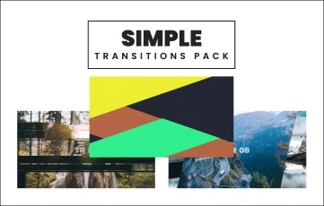 Simple Transitions Pack After Effects Template