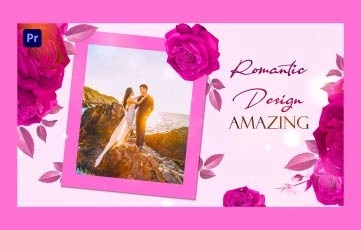 Romantic Photo Slideshow Premiere Pro Template