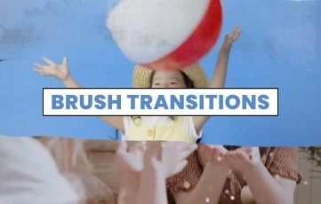Brush Transitions Pack After Effects Template