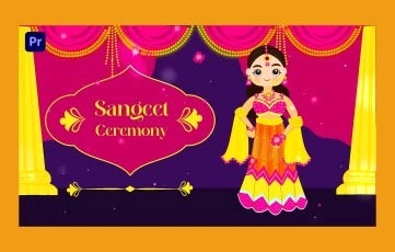 Indian sangeet Festival Slideshow Premiere Pro Template