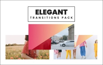 Elegant Transitions Pack After Effects Template