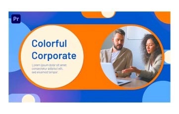 Colorful Corporate Slideshow Premiere Pro Template