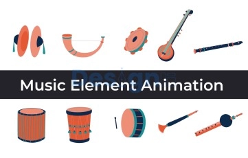 Music Elements After Effects Template 01