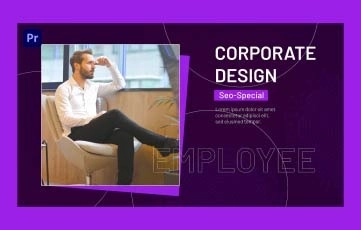 Easy to Customize Corporate Slideshow Premiere Pro Template