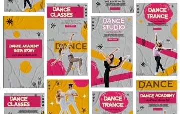 Dance Academy Instagram Story After Effects Template