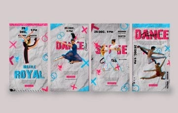 Dance Contest Instagram Story After Effects Template