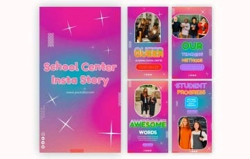 Queer Academia School Center Instagram Story After Effects Templates