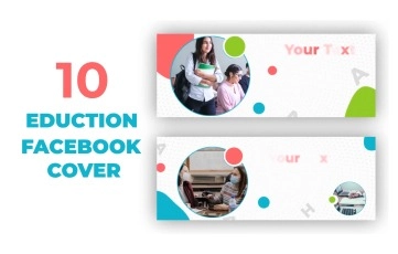 School And College Education Facebook Cover After Effects Template