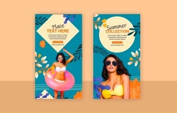 Summer Collection Instagram Story After Effects Templates