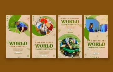 World Environment Instagram Story After Effects Template