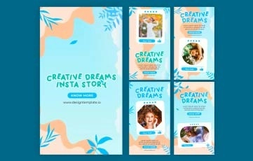 Creative Dream Instagram Story After Effects Template