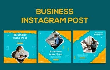 Business Instagram Post After Effects Template