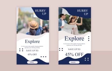 After Effects Travel Agency Promo Instagram Story