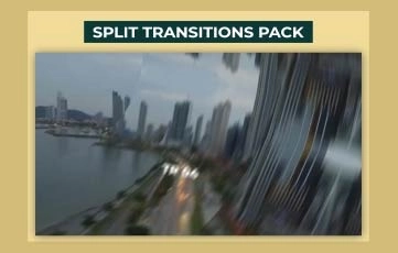 Latest After Effects Template with Split Transitions
