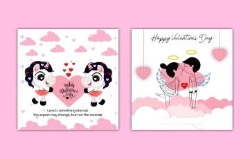 Valentines Day Card After Effects Template