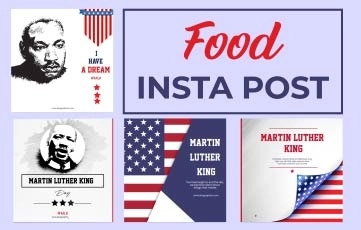 MLK Day Social Media Post After Effects Template