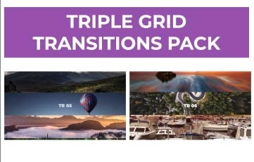 Triple Grid Transitions Is The Perfect After Effects Template