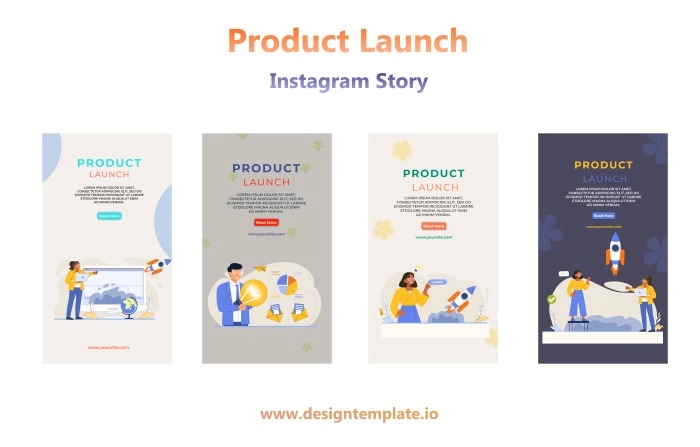 Product Launch Instagram Story After Effects Template