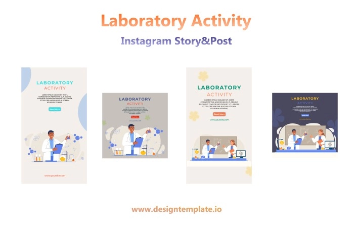Laboratory Instagram Story After Effects Template