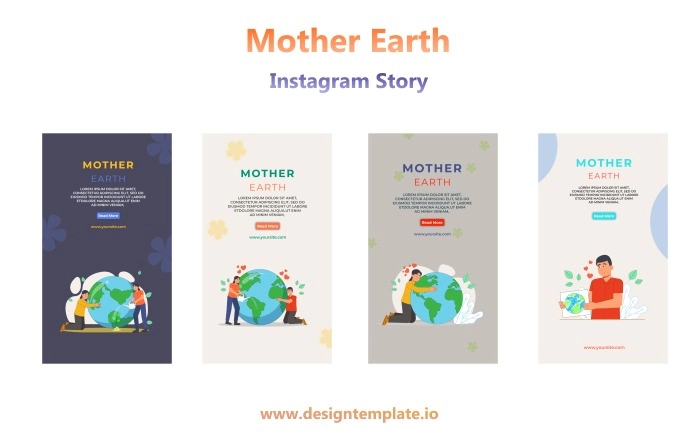Mother Earth Day Instagram Story After Effects Template